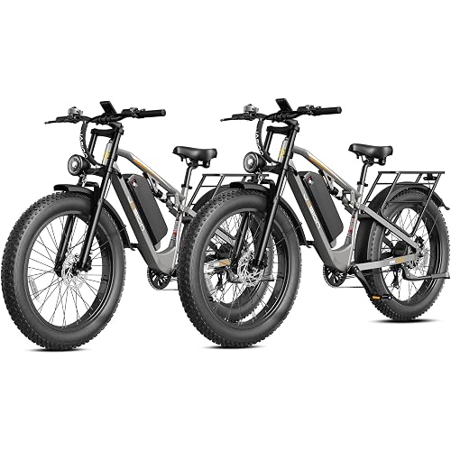 Jasion EB5 Ultra Electric Bike for Adults, Peak 2500W Ebike with 52V 20Ah (1040Wh) Battery, Dual Suspension & Hydraulic Brakes, 26"x4" Fat Tire Off-Road Electric Bicycle