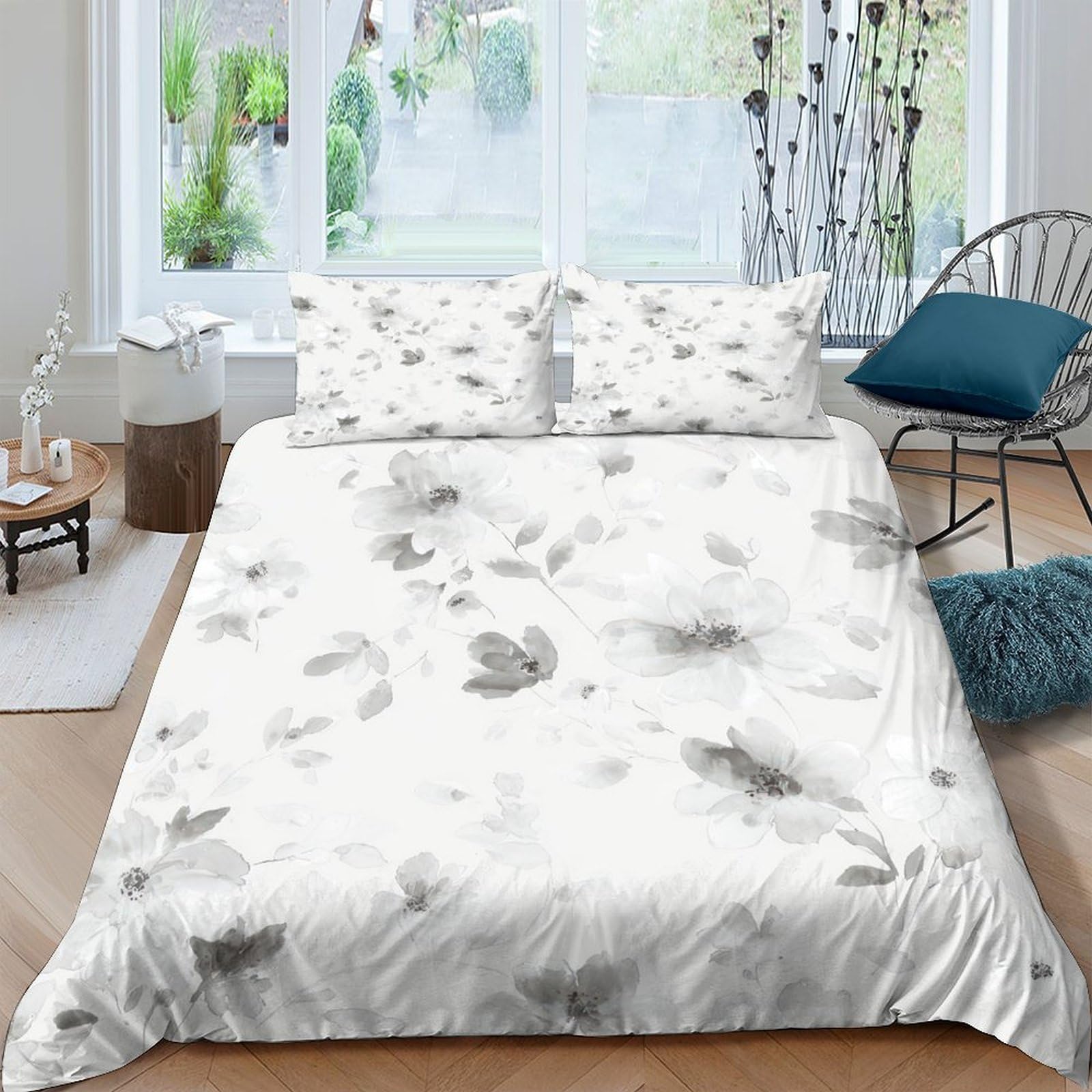 Ctjqhvkz Style-3 3D Printed Ink Watercolor Fitted Sheet Microfiber Soft Breathable Marble Swirl Mattress Cover For Home Bedroom Decor Single（135X200cm）