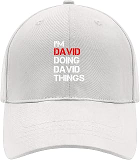 I'm David Doing David Things Baseball Hats Funny Caps for Mom