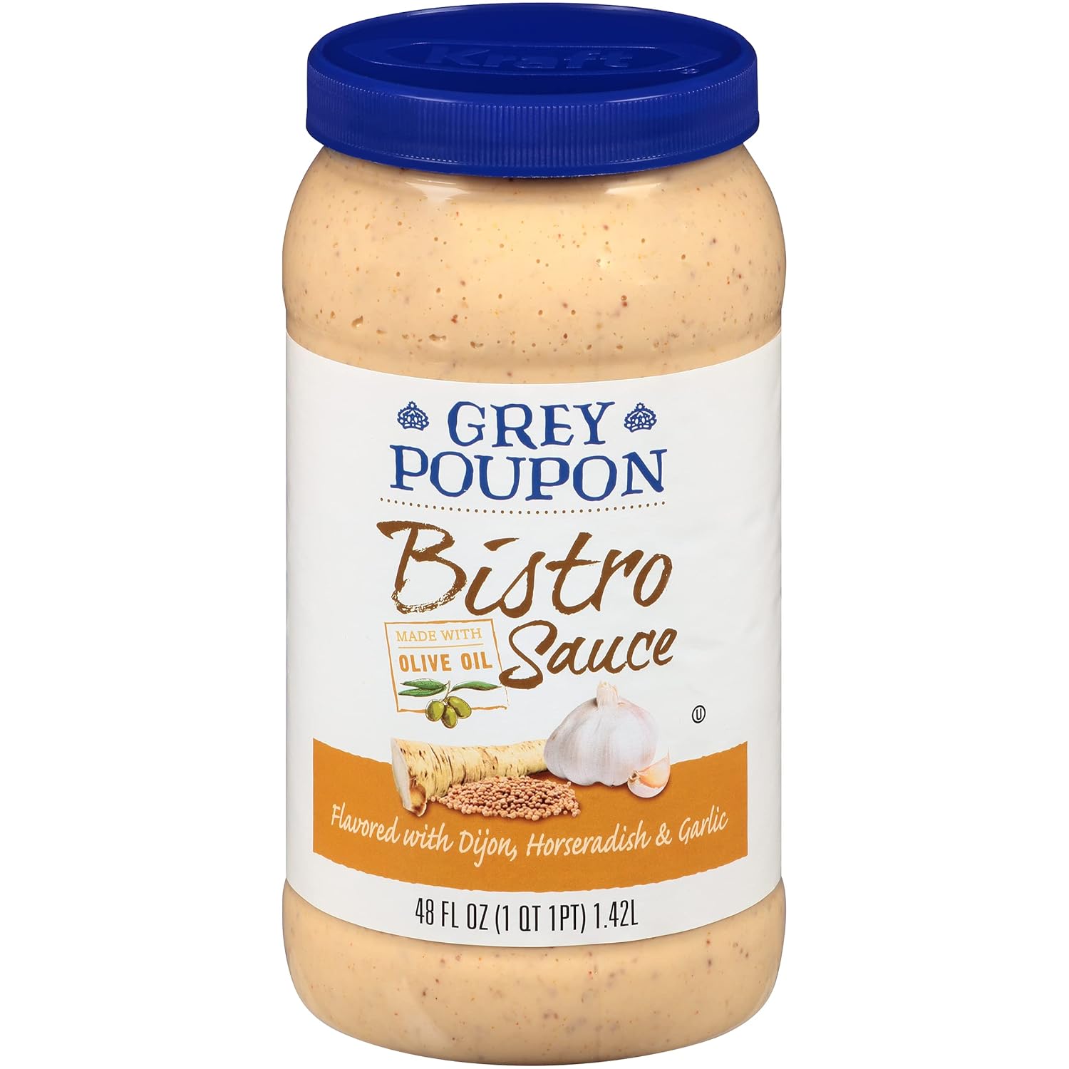 Grey Poupon Bistro Sauce (48 oz Jars, Pack of 4)