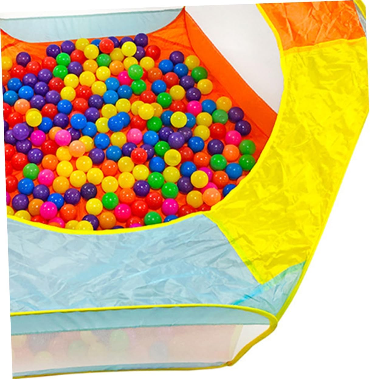 1Pc Single Layer Game Tent Vibrant Orange Folding Indoor Outdoor Playhouse for Lightweight Water Resistant Mat Easy Setup Tent House for Fun Activities