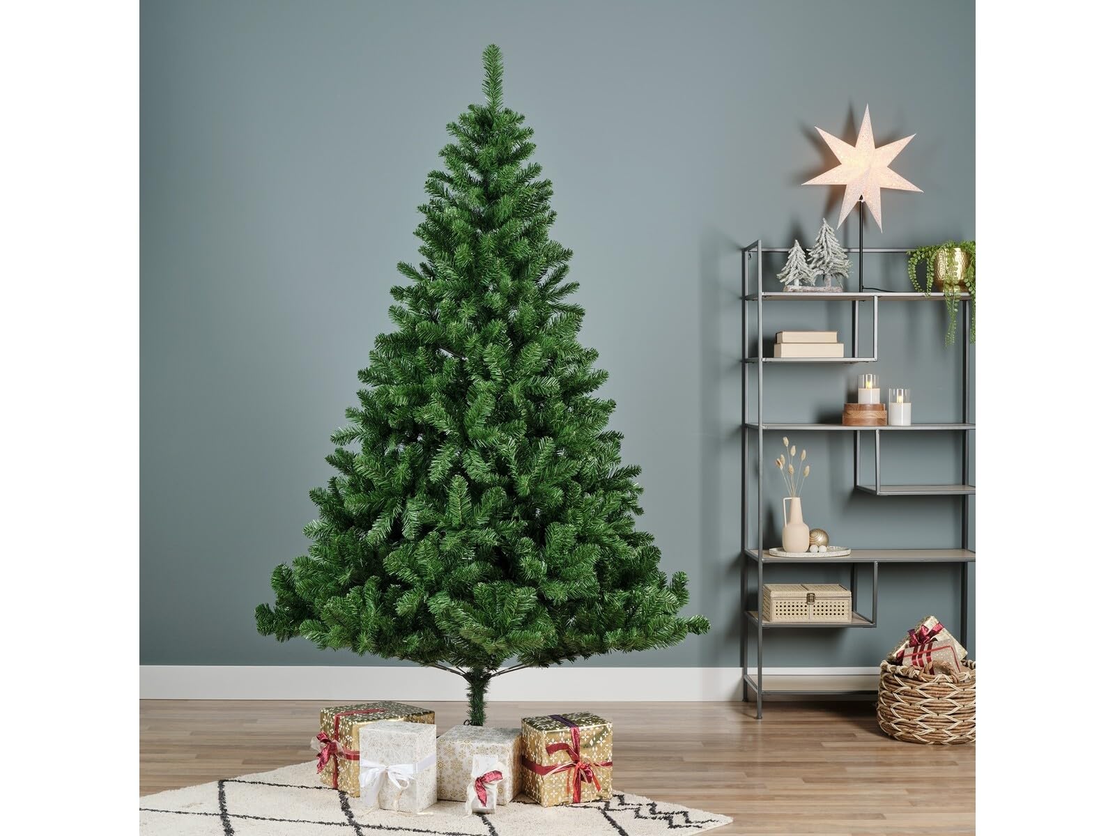 Kaemingk 680313 Sapin de Noël en PVC Imperial S Vert 210 cm