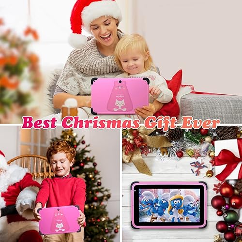 Miniatura 7 de weelikeit Tablet para niños, tableta Android de 7 pulgadas para niños y niñas de 3 años en adelante, 2 GB de RAM y 32 GB de ROM, tabletas para niños