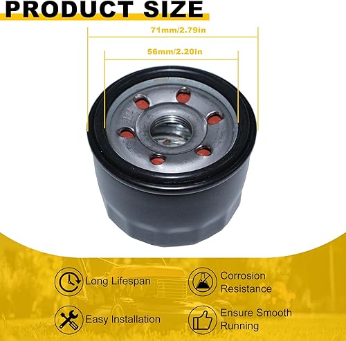 Miniatura 3 de 937-05065 951-12260 Filtro de aire + filtro de aceite 951-12690 para cortacésped Craftsman Powermore 420CC T1000 T1200 R1000 LT4200 CC760ES, apto