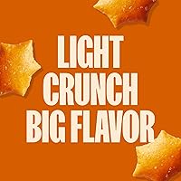 Vista 3 de MadeGood Cheddar Star Galletas Infladas, Bolsa de 4.26oz, Aperitivos Orgánicos