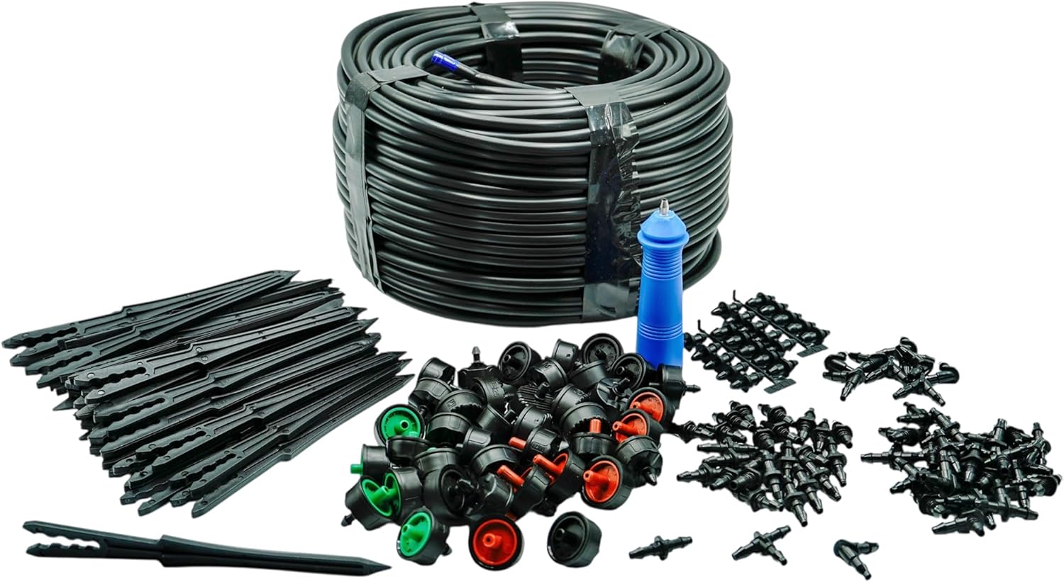 DIG DB250 Drip Irrigation Maintenance and Repair Expansion Bucket 162 Piece Kit for Quarter Inch Systems