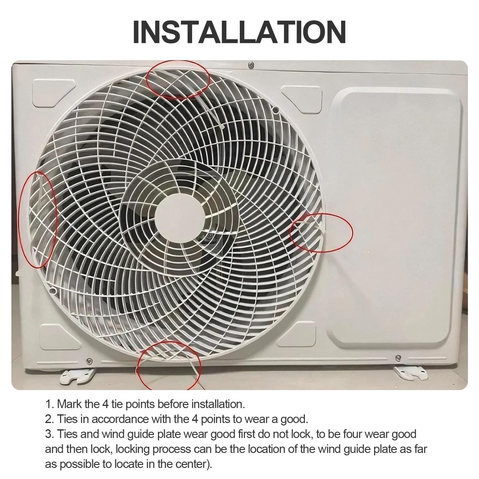 Housse et déflecteur universels pour climatiseur extérieur, Housse de Protection pour Pompe à Chaleur, Pare-Brise Anti-Vent Direct, Protection Contre la Dissipation de Chaleur de 58 cm pour