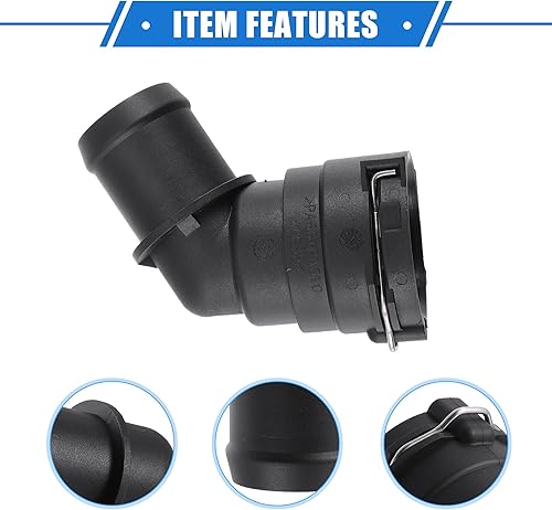 Miniatura 4 de Conector de manguera de refrigerante del motor, manguera inferior, conector rápido de agua compatible con Acura TSX 2004-2014, plástico duradero