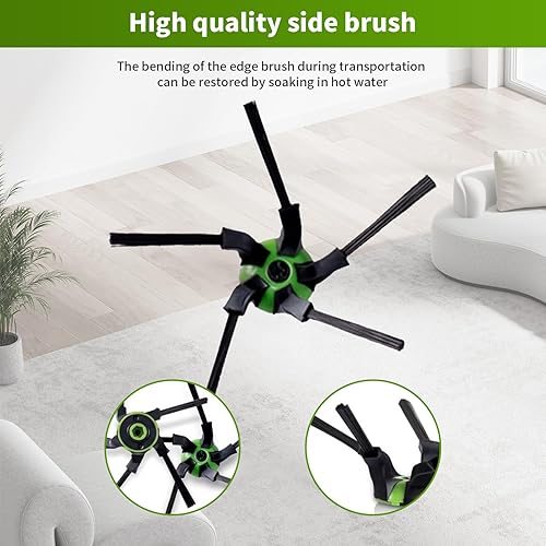 Miniatura 4 de Piezas de repuesto para iRobot Roomba s9 (9150) s9+ s9 Plus (9550) s Series accesorios de aspiradora incluyen 2 juegos de cepillos de rodillo, 6