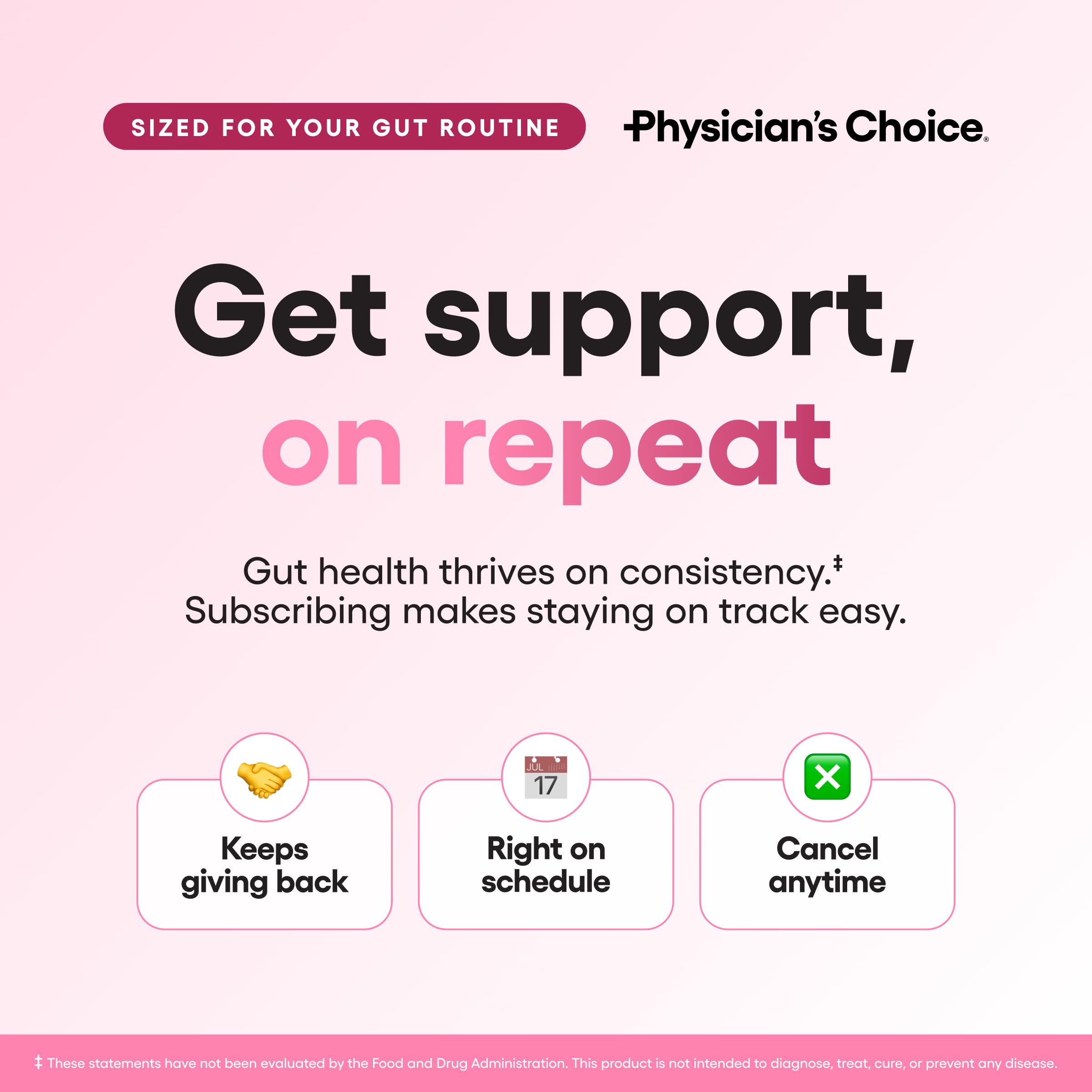 Physician's Choice Probiotics for Women - PH Balance, Digestive, UT, & Feminine Health - 50 Billion CFU - 6 Unique Strains for Women - Organic Prebiotics, Cranberry Extract+ - Womens Probiotic - 84 CT — Amazon image 6