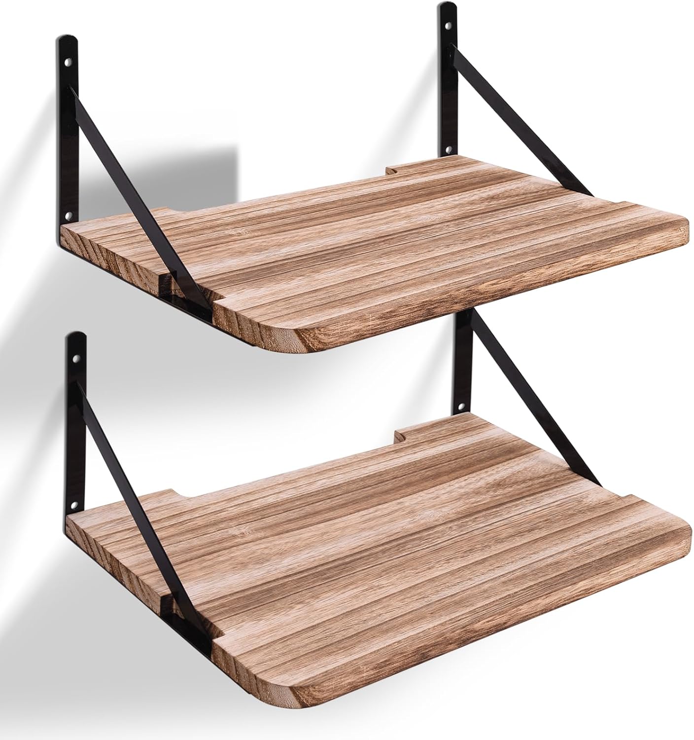 Projector Shelf,16.2" x 11"(L*W),Projector Wall Mount Floating Shelf,Projector Mount,Deep Shelves with Large Storage for Living Room,Kitchen,Office,Bedroom Router Shelf for Xbox Series PS5 PS4 SS2