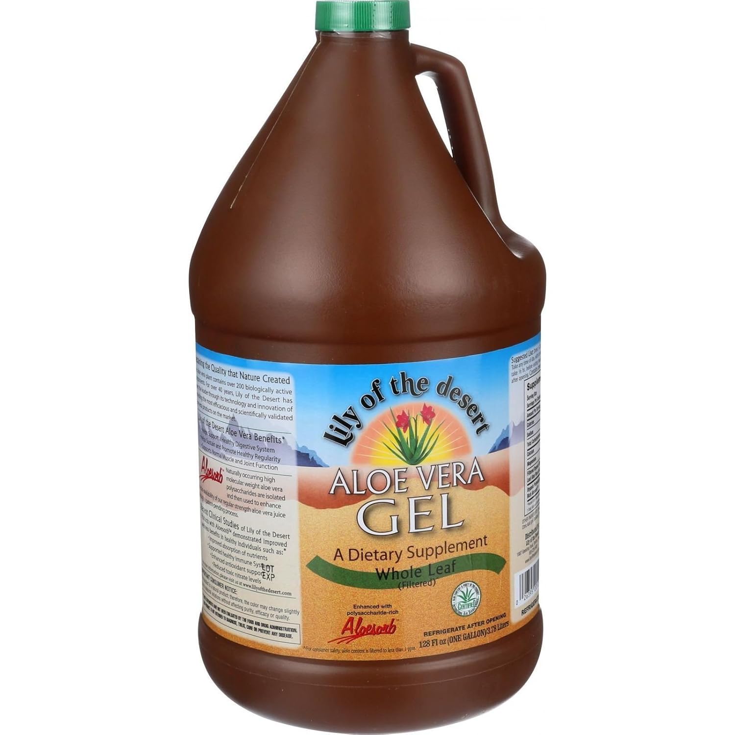 LILY OF THE DESERT ALOE VERA GEL,WHL LEAF, GAL