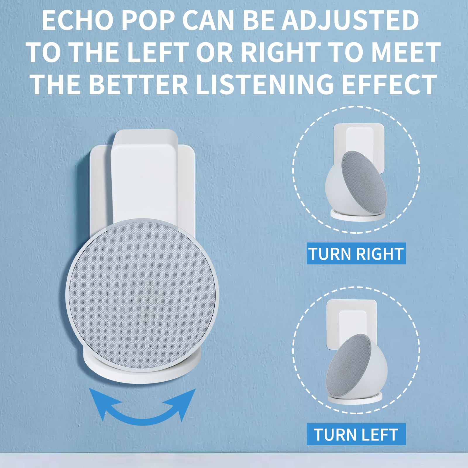 Shinar Wandhalterung Für Echo Pop - Platzsparende Halterung Mit Kabelmanagement