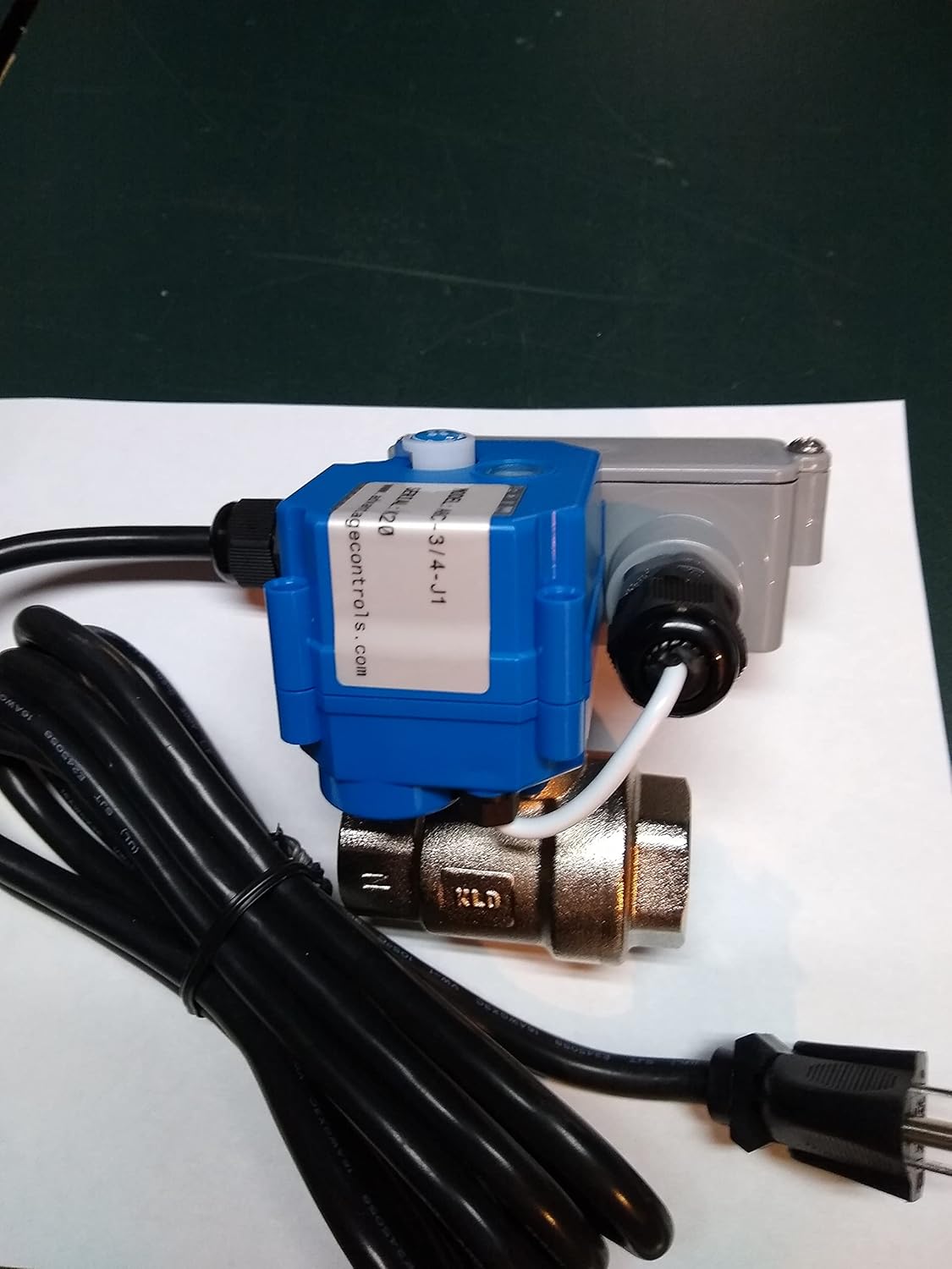 Cooling Tower Bleed Off Valve 3/4 inch. Motorized Ball Valve. Model ABC3/4J1. Includes Power