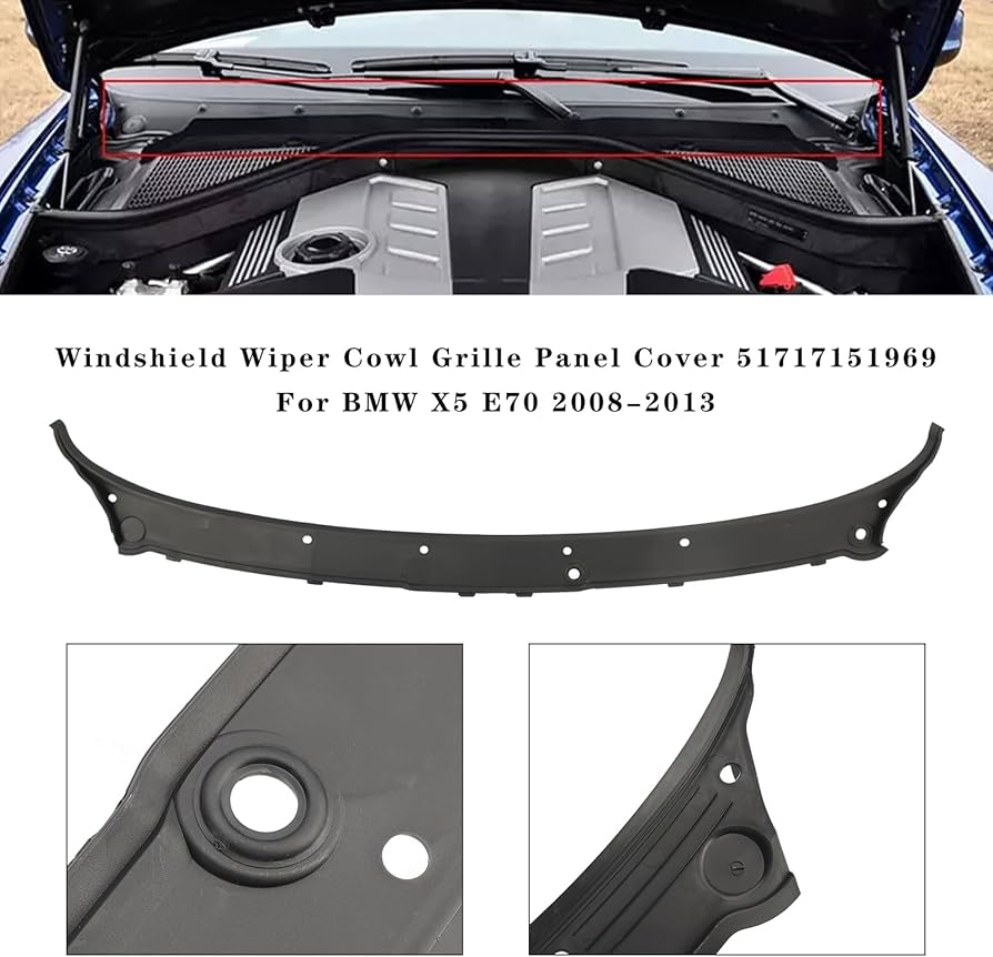 Amazon.com: Artudatech Windshield Wiper Cowl Grille Panel Cover
