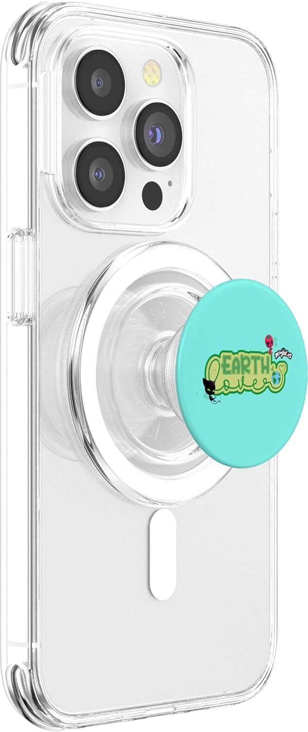 Miraculous Ladybug Earth Day Earth Lovers PopSockets MagSafe PopGrip for iPhone