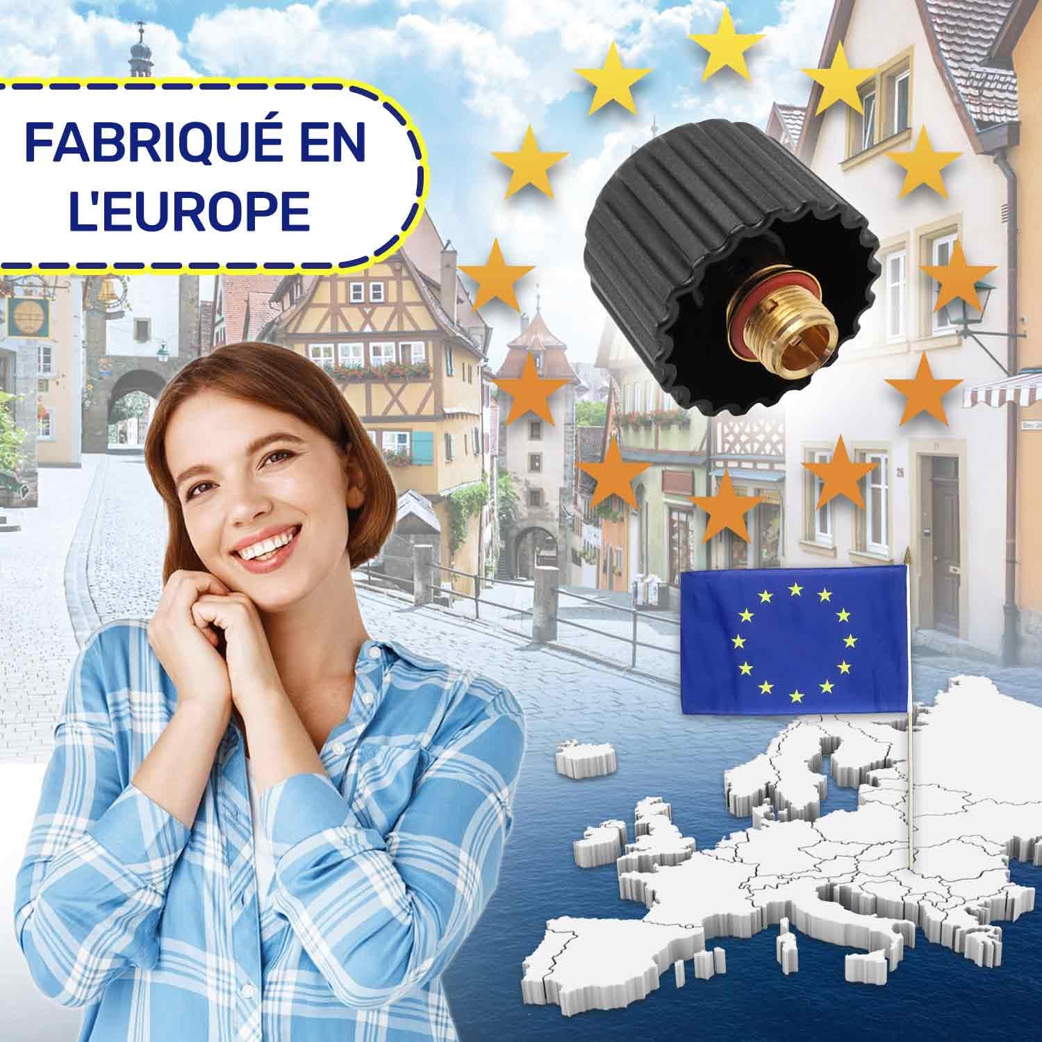 Bouchon pour Polti Vaporetto ou pour Polti Vaporella 3/8" 4,5 Bar | Complète avec Joint - FABRIQUÉ EN ITALIE - Garantie de 10 Ans – MONTERAL