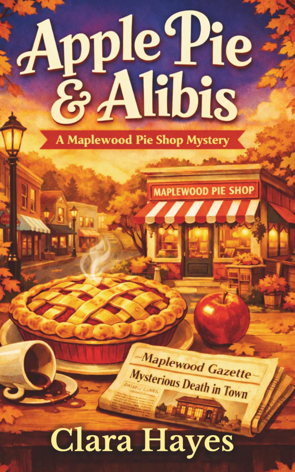 Apple Pie & Alibis: A Small-Town Culinary Cozy Mystery with Secrets, Lies, and a Clever Amateur Sleuth (Maplewood Pie Shop Mysteries)