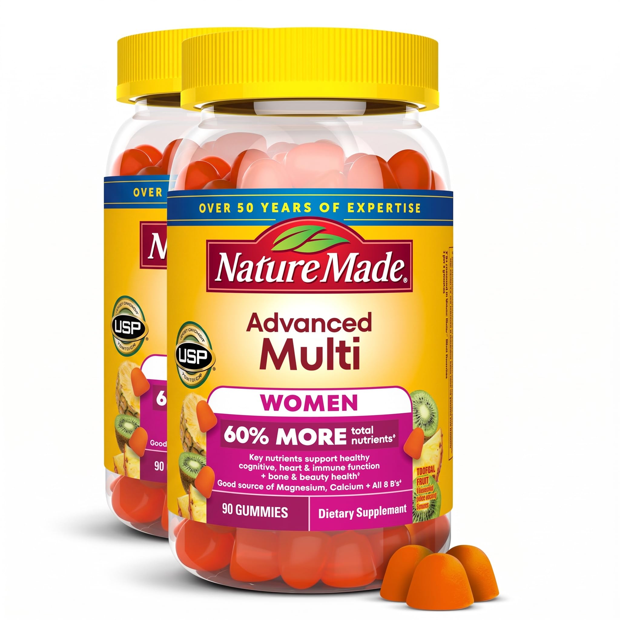 Nature Made Advanced Womens Gummy Multivitamins, 90 Multi Vitamin Gummies — Amazon image 12