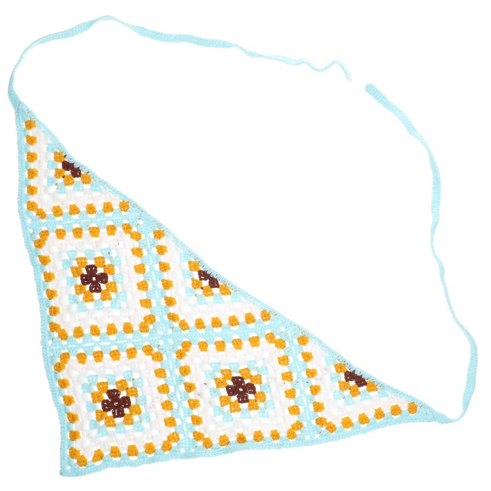 minkissy 5 Uds Diadema Triangular Diademas De Bufanda Para El Cabello Bandas Para La Cabeza Para El Cabello De Las Mujeres Maquillaje Crochet Bandana Crochet Diademas Para