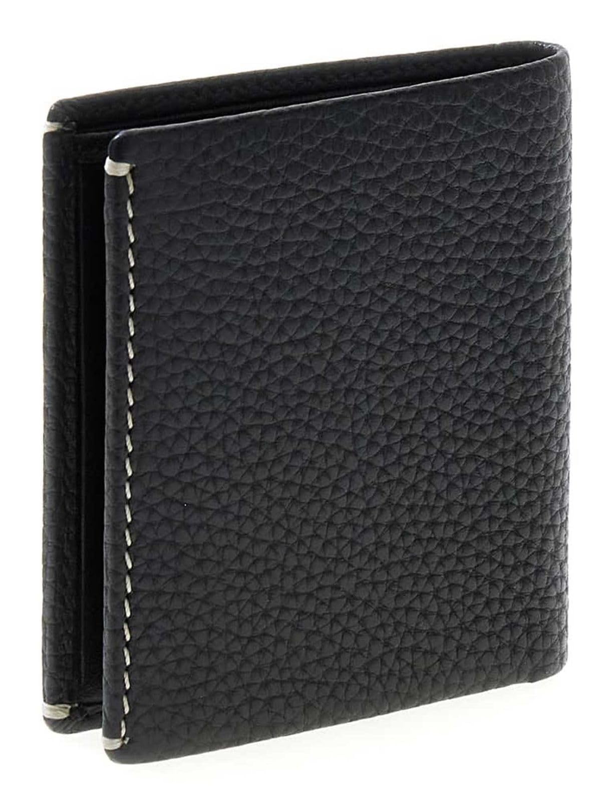 GUESS Cuero Monedero Boston Bifold Wallet Black Negro