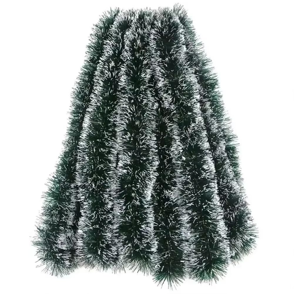 Guirlande de sapin de Noël 6m anti-perte d'aiguilles pour une decoration interieure propre