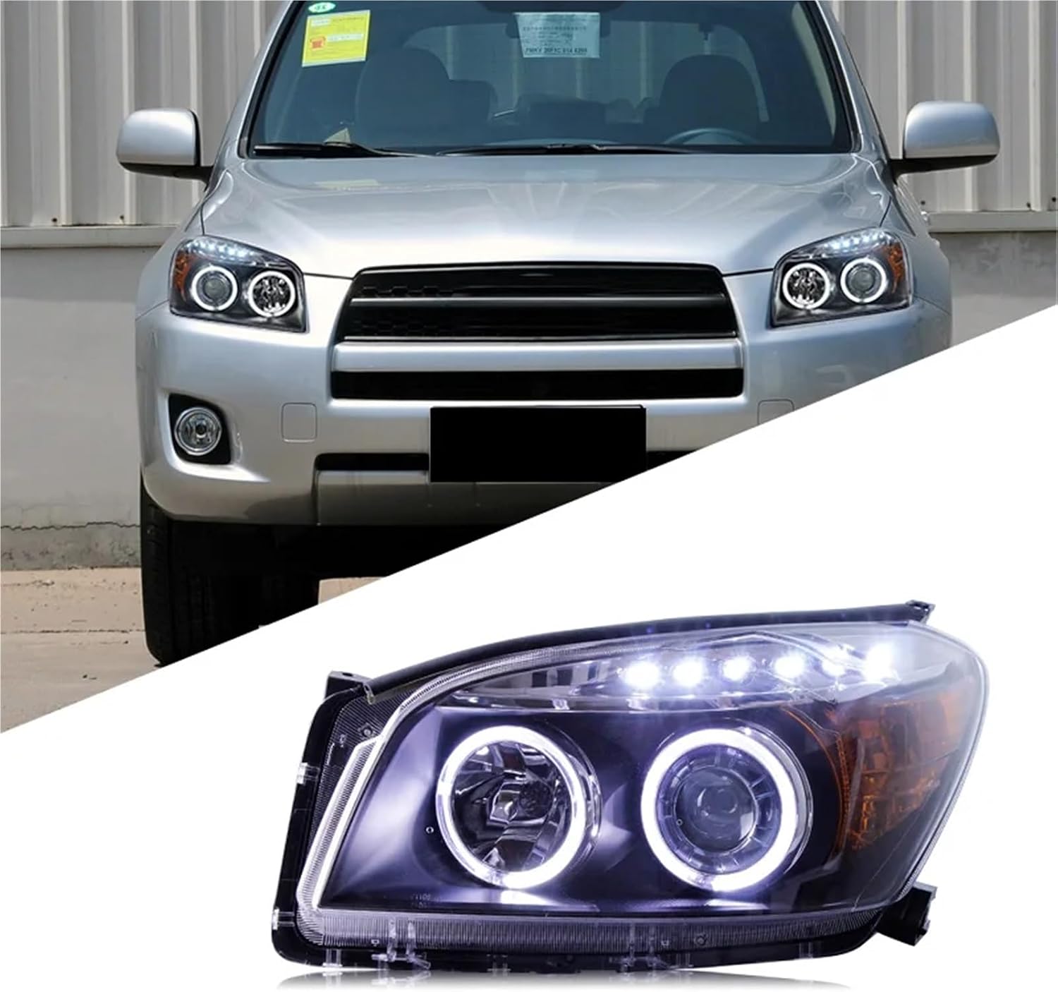 Toyota rav4 Rav-4、テールライト、リアブレーキ、サイドランプ、電子マーク、2009、2010、2011、2012用のLEDアセンブリdrlシーケンシャル信号テールライト - AliExpress 34