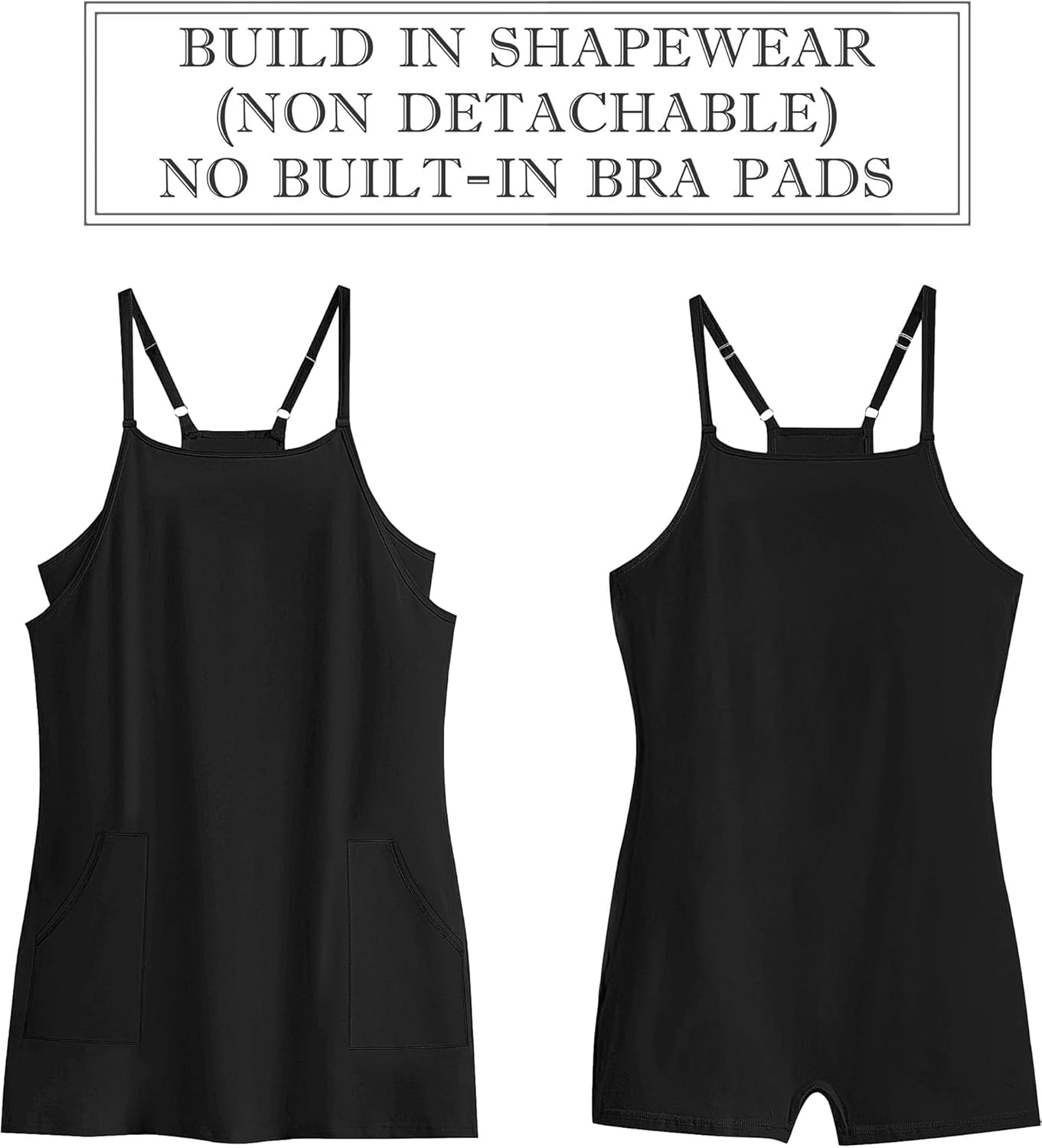 ANRABESS Women Summer Dress 2026 Beach Vacation Outfits Tennis Athletic Workout Romper Dress Built in Shorts Travel Clothes