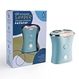 USB Rechargeable Ladies Shaver, Removes Hair Instantly & Pain Free, Perfect Design is Great for Legs, Bikini, Arms and Ankles! (Aqua)