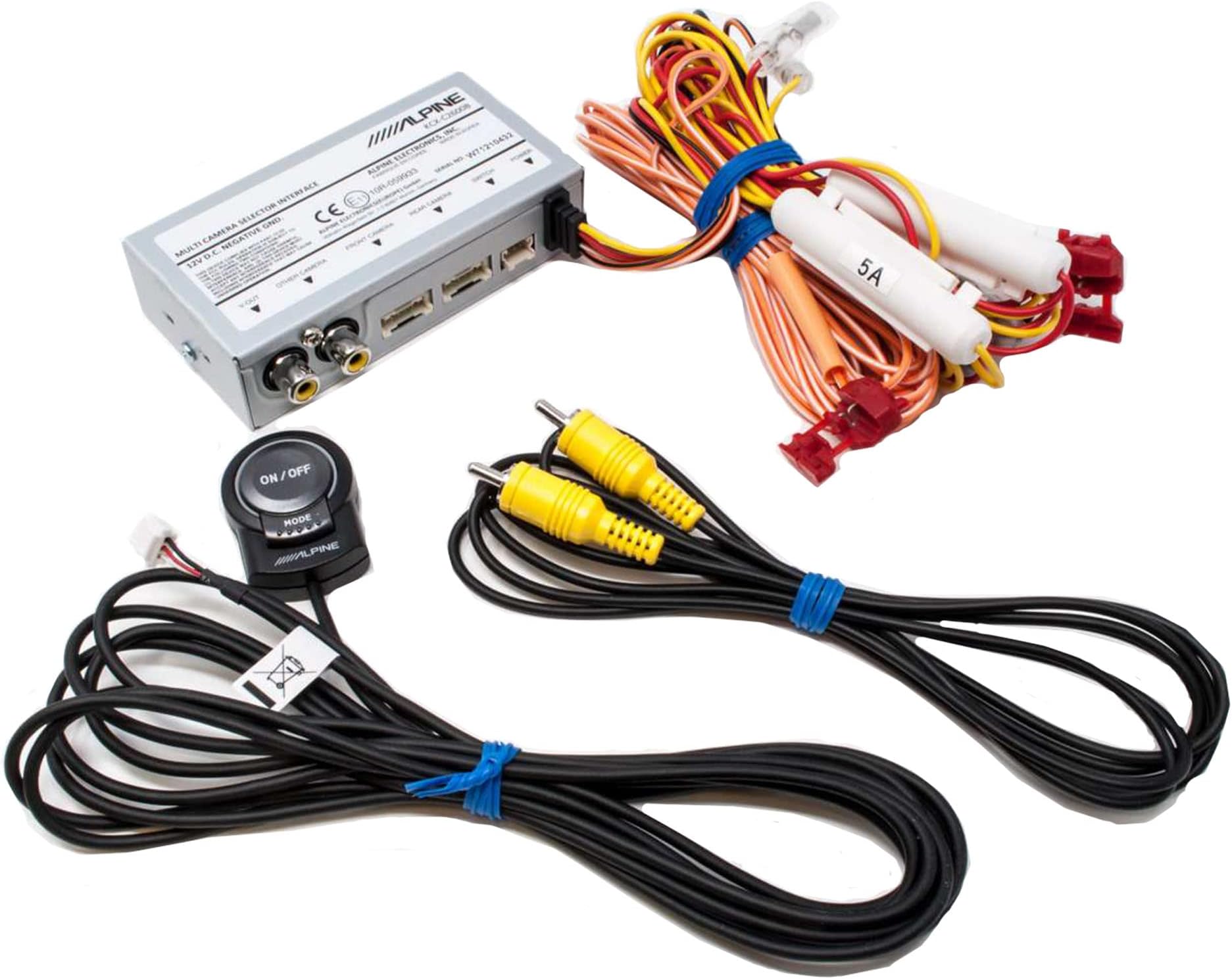 Alpine KCX-C2600B Front And Rear Camera Selector