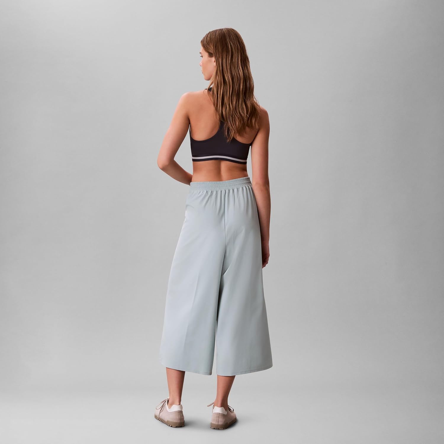 Calvin Klein Women's Commuter Capri Wide Leg Pants