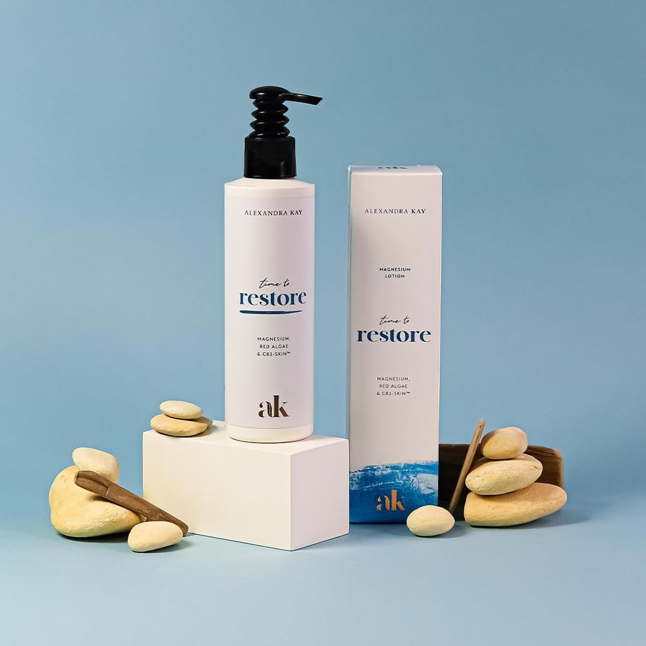 Green People Alexandra Kay Magnesium Körperlotion, Tierversuchsfrei, 200ml | Feuchtigkeitsspendende, Milde Formel, Magnesium und CB2-Skin Biofunktional, Für alle Altersgruppen