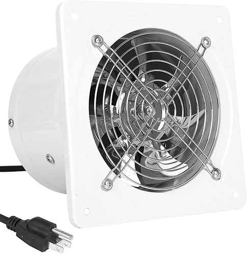 Ventilador de escape de 612 pulgadas, ventilador de ventilación de techo de bajo ruido a través de ventilador de pared, extractor de ventilación