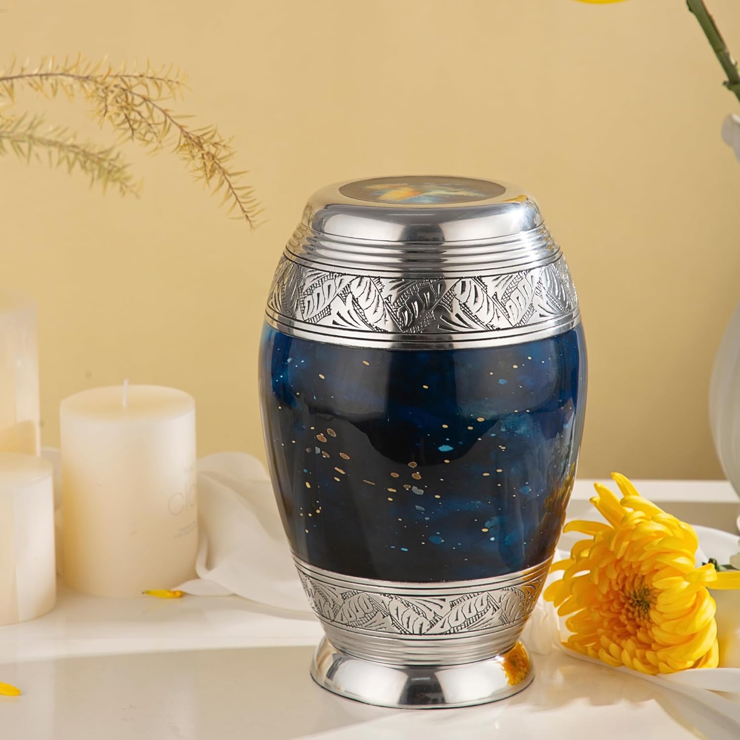 Cremation Urn for Human Ashes – Adult Urn for Men or Women up to 200lbs – Memorial Burial Urn – Suitable for Funeral or Display