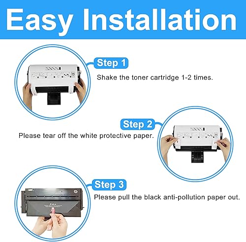 Miniatura 2 de LCL Cartucho de tóner compatible (chip actualizado) de repuesto para Ricoh 407258 407259 SP201LA SP201HA SP201 SP203 SP204 SP213 SP214 2600 Pages SP
