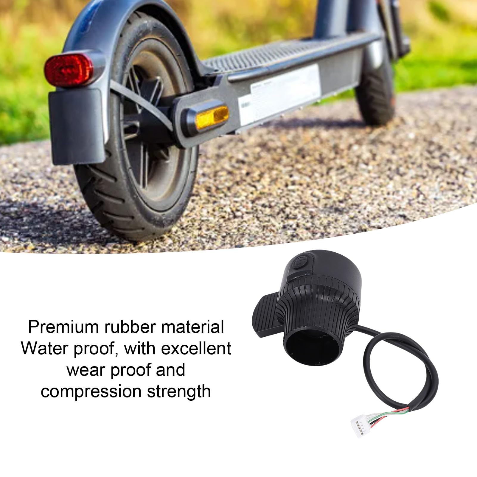 Acceleratore a Pollice Acceleratore di velocità per KuKirin G2 G3 G4, Sensibile in Gomma per Scooter Elettrico