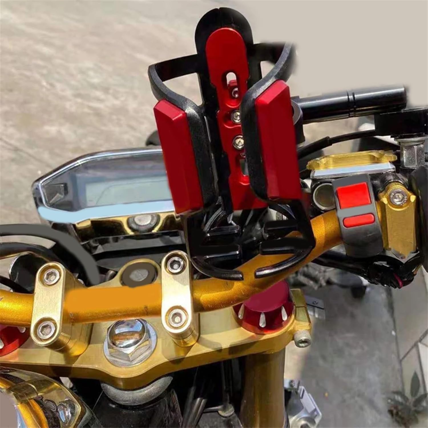 オートバイアクセサリー飲料水ボトルドリンクカップホルダーに適合するVFR750 VFR800 VFR1200 VFR1200F VF