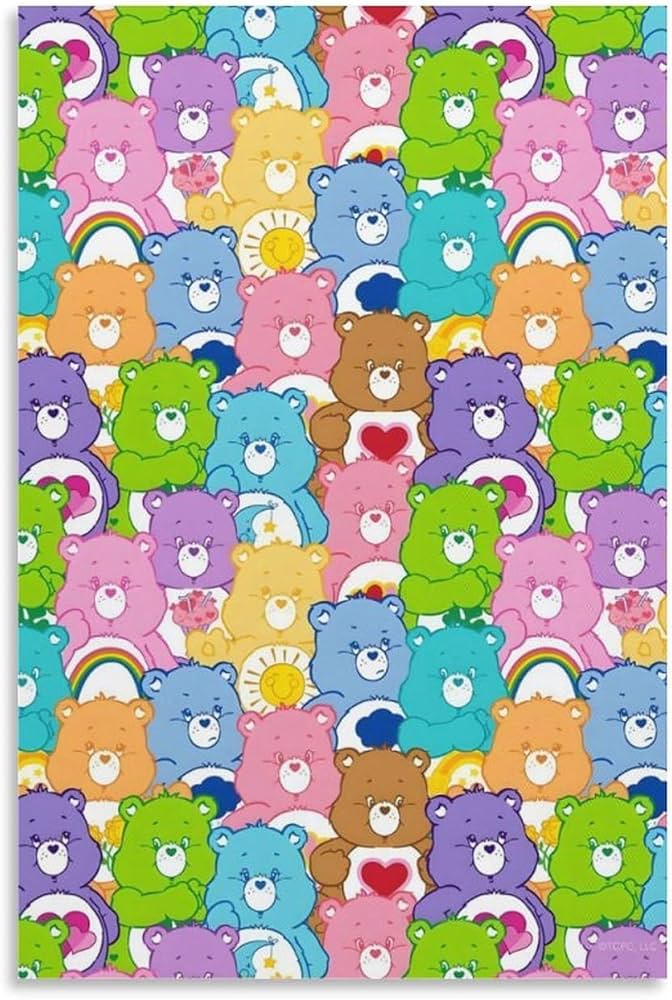 Care Bears ケアベア ウォールハンガー×写真×鏡 壁掛け Care Bears