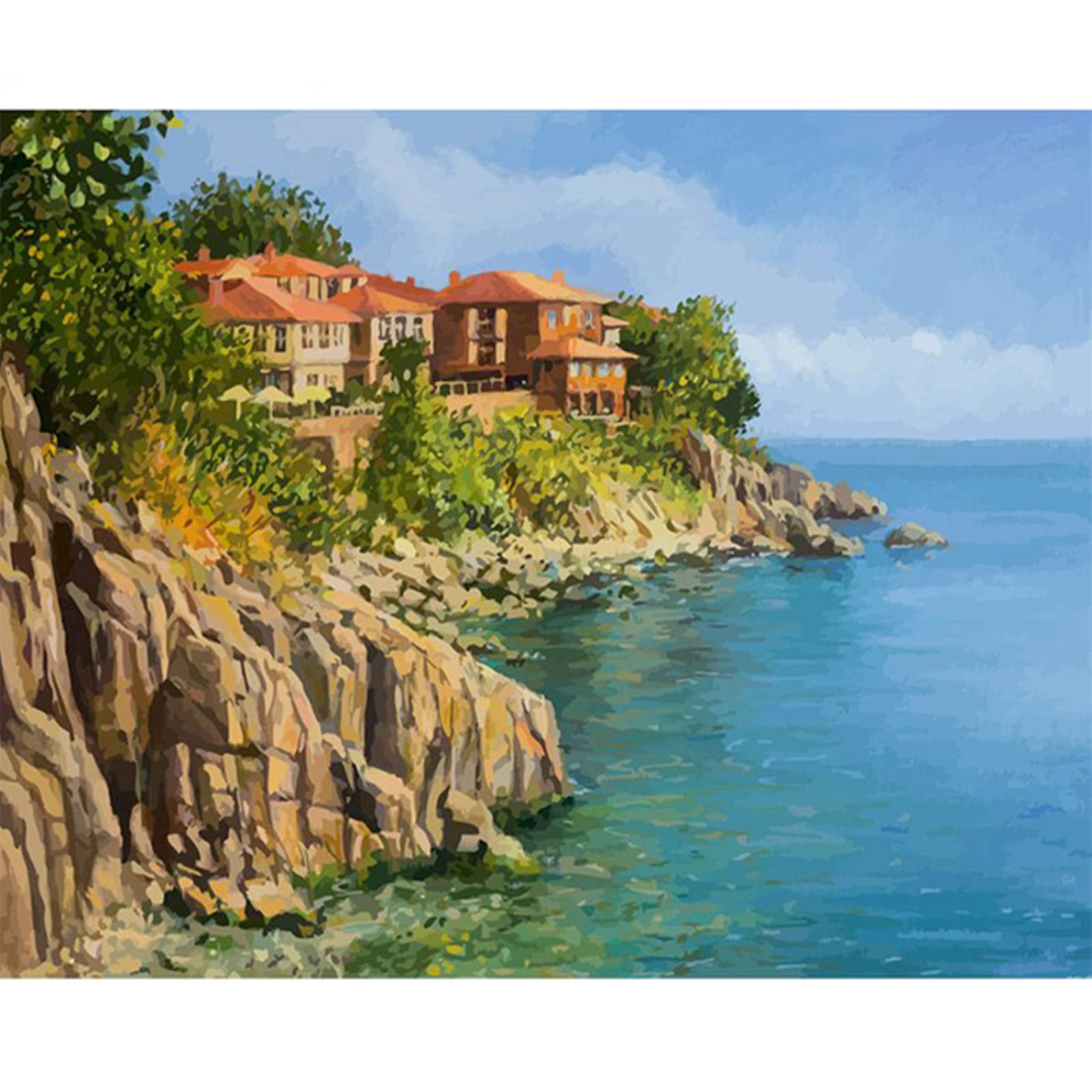 Rompecabezas 1314 Piezas para Adultos Playa Juguetes NiñOs Puzzles para Adultos Es Un Buen Regalo para Amigos Tamaño Final 75×50cm