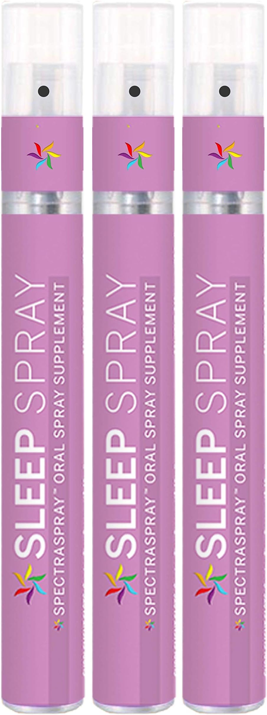 Spectraspray Sleep Support Spray Supplement 3 Pack - Supports Restfulness and Good Night's Sleep, 90 Servings of Fast Acting Sleep Aid, 30 Day Supply per Spray