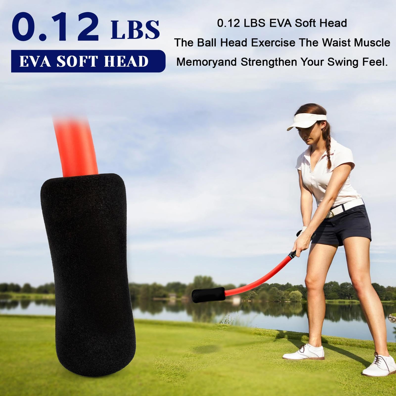 Golf Swing Trainer, Warm Up Golf Swing, golf Warm Up Stick, korektor golfa Gesturer Training Aid, kijki treningowe do golfa, kijki do golfa, trener golfa, pomoc dla profesjonalistów, początkujących