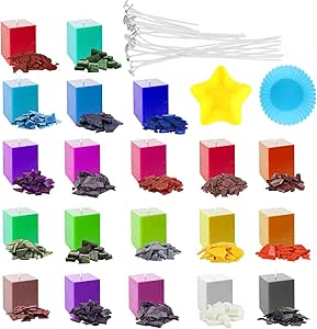 Kit Coloranti Per Candele Retazly - 20 Colori Con Stampi E Stoppini Per Creazioni Fai Da Te - Foto 11