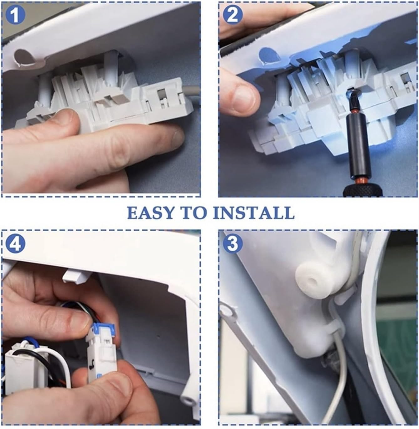 洗濯機ドアロックスイッチ ABS DC34-00025E、Samsung、DC34-00025A DC34-00025C 45461