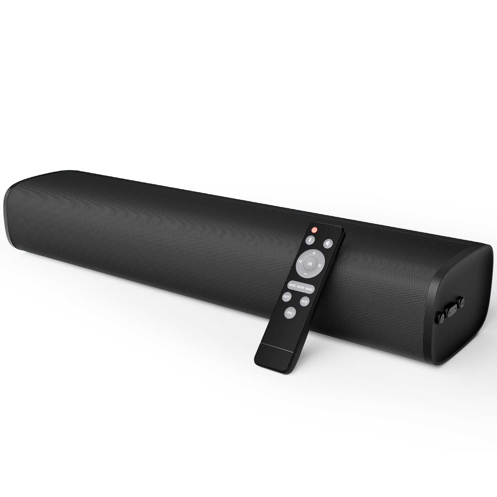 Soundbar for TV, 56 W Speakers with Bluetooth 5.3/ARC/Optical/AUX Inputs - Wall Mountable Home Theatre Surround Sound System Small Sound Bar for TV/PC/Gaming/Gift