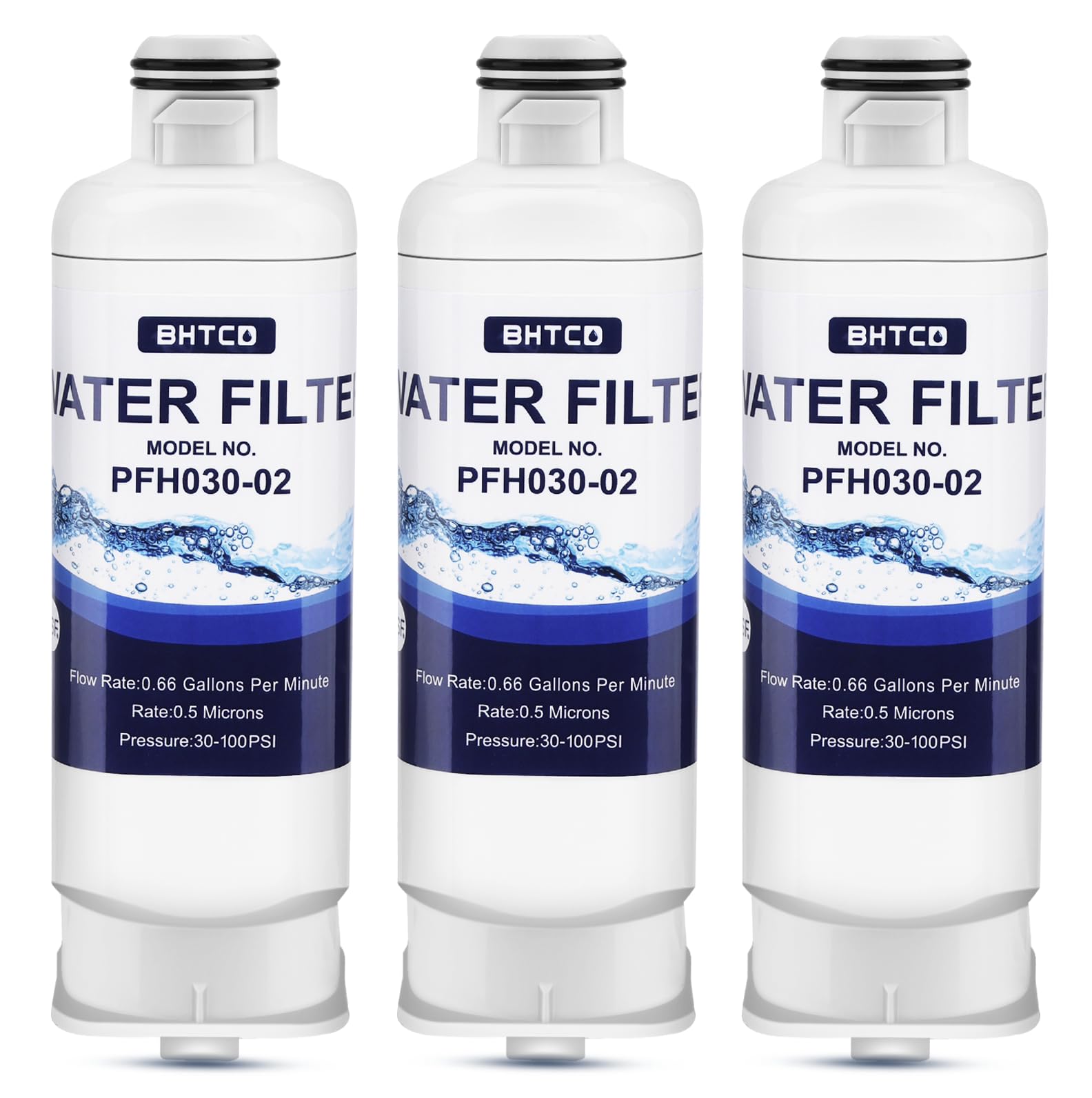 Filtro de agua para refrigerador Samsung RF23BB8600QLAA/RF30BB6600QLAA/RF30BB660012AA/ RF30BB6200QLAA/RF29BB8600QLAA/RF29BB860012AA/ RF30BB620012AA - 3 piezas