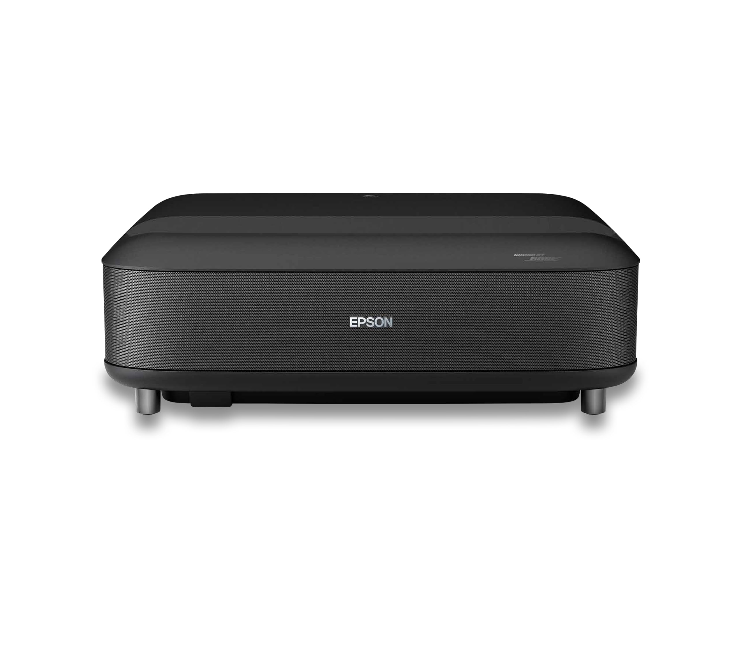 Epson Lifestudio Grand EH-LS670B | Proyector láser Smart TV de Distancia ultracorta | 4K Pro‑UHD | 3600 lúmenes | Imágenes con IA | Sound by Bose | Google TV | hasta 120″ | Garantía de 5 años | Negro