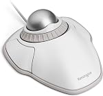 Kensington Orbit Wireless Trackball Mouse with Scroll Ring - Finger Control Ergonomic Mouse with Programmable Buttons, USB or Bluetooth Connection for Windows and MacOS - Black (K70990WW)
