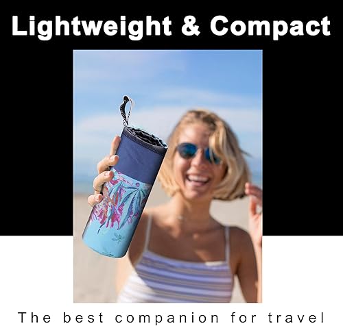 Miniatura 4 de Toalla de playa de microfibra toalla de piscina de secado rápido, compacta, sin arena, toallas de playa rosa, lindas mujeres, regalo de cumpleaños,