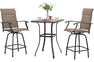 Sophia & William Outdoor Bar Set - Perfect for Alfresco Dining