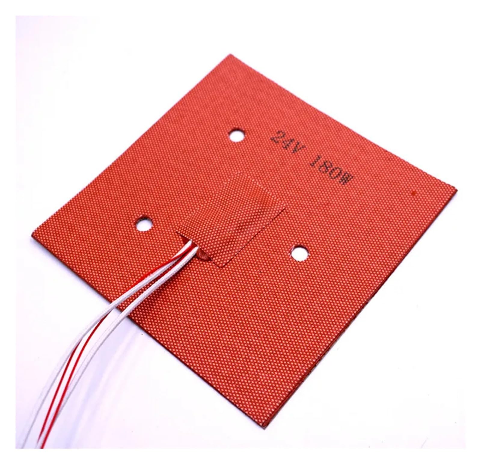 Almohadilla calefactora de silicona 160x160mm para impresora 3D | 24 V 180 W, respaldo de 3 M, for V-minion, duradero y eficiente